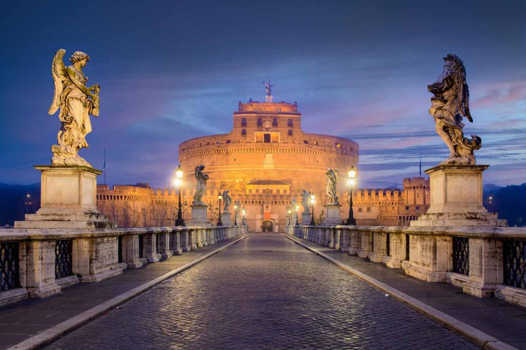 The Castel Sant'Angelo in Rome