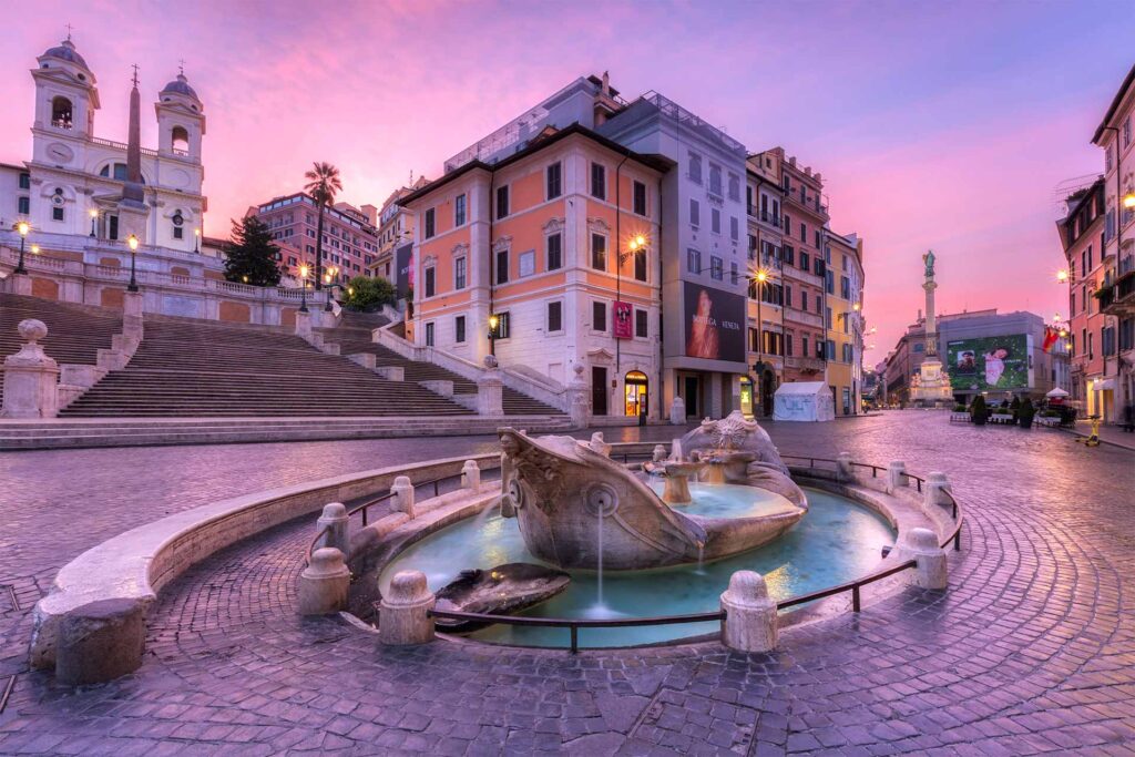 Explore the magic of Rome's Spanish Square: Dive into its rich history, iconic architecture, famous film appearances, and surrounding culinary delights.