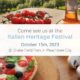 Life Beyond the Room will be at the October Italian Heritage Festival in Peachtree City, Georgia