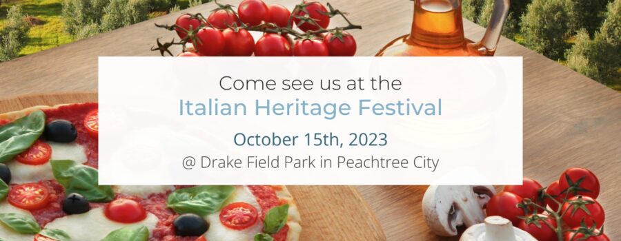 Life Beyond the Room will be at the October Italian Heritage Festival in Peachtree City, Georgia