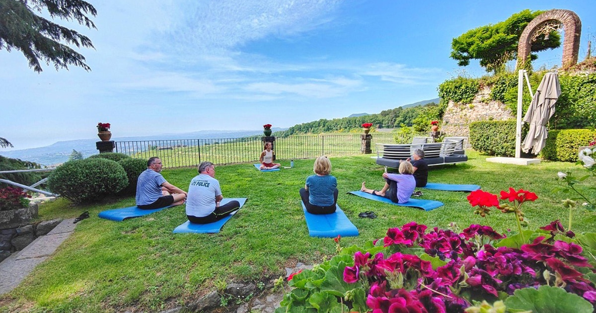 Wine and Wellness Sicily Trip Yoga