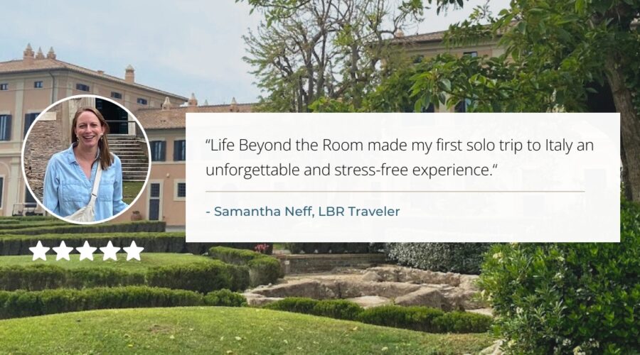 International Solo Traveler Travel Design Samantha's Testimonial