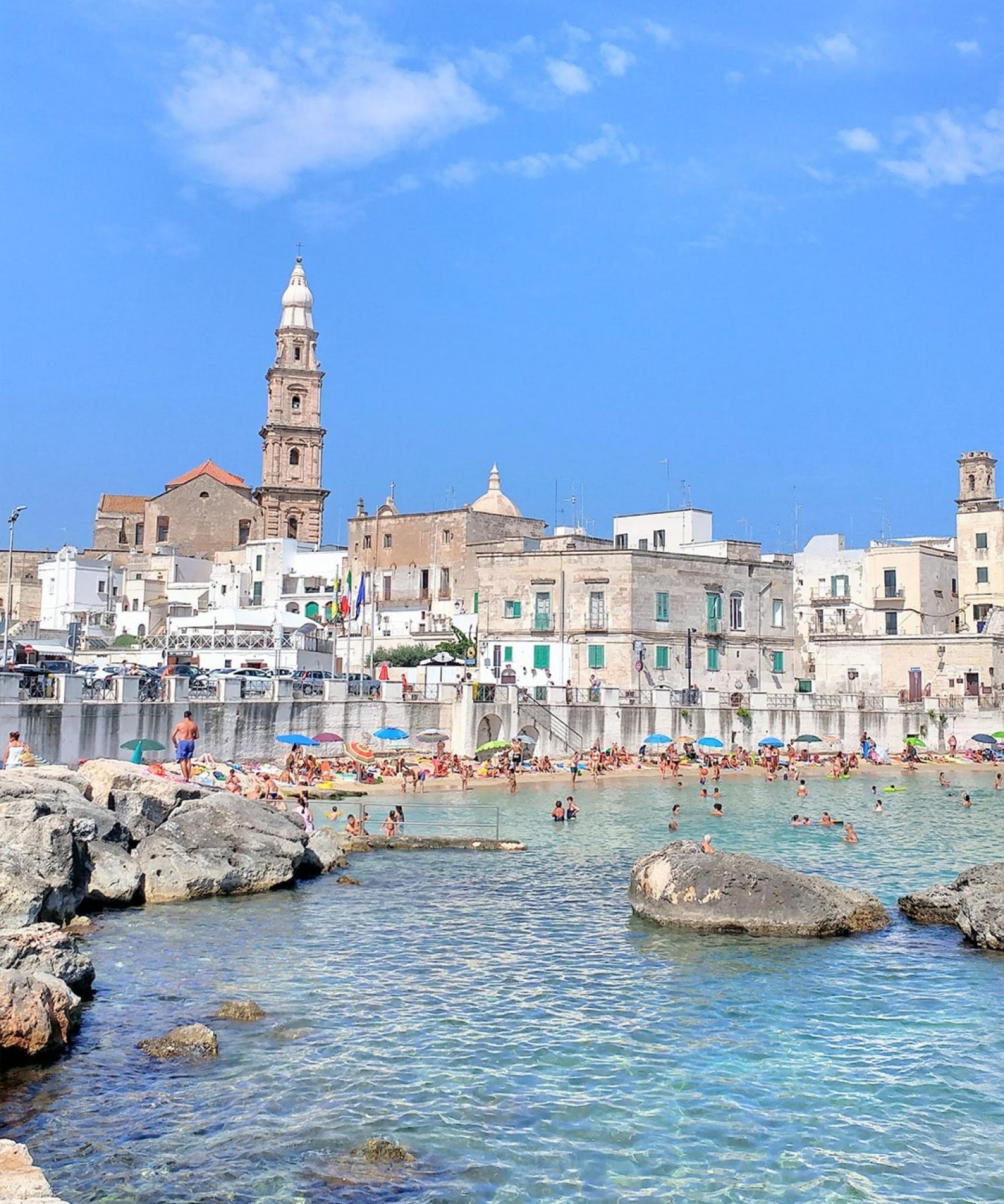 Panoramic view of historic Matera with ancient stone houses and winding streets, part of a small group tour in Puglia